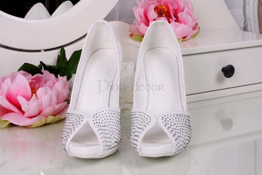 Свадебные туфельки Амелия белые от  2