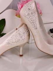 Свадебные туфли Кристалл айвори от  1