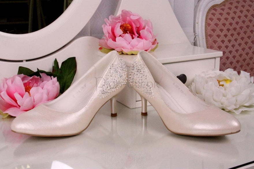 Свадебные туфли Кристалл айвори от  3