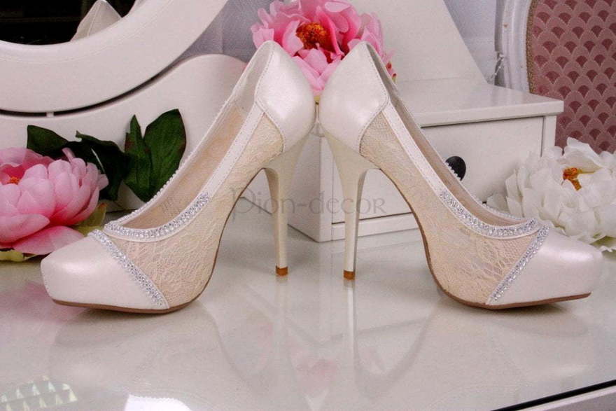Кружевные туфельки Айвори от  2