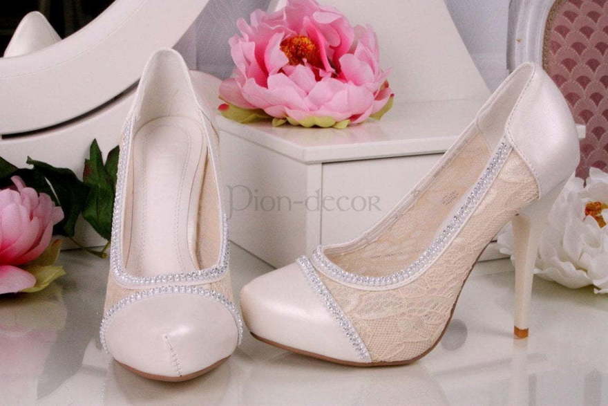 Кружевные туфельки Айвори от  3