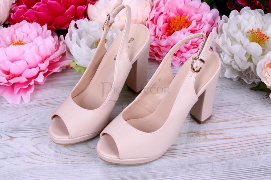 Белые свадебные босоножки Bride нежный крем от  3