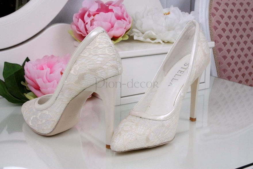 Кружевные свадебные туфли Лорея от  2
