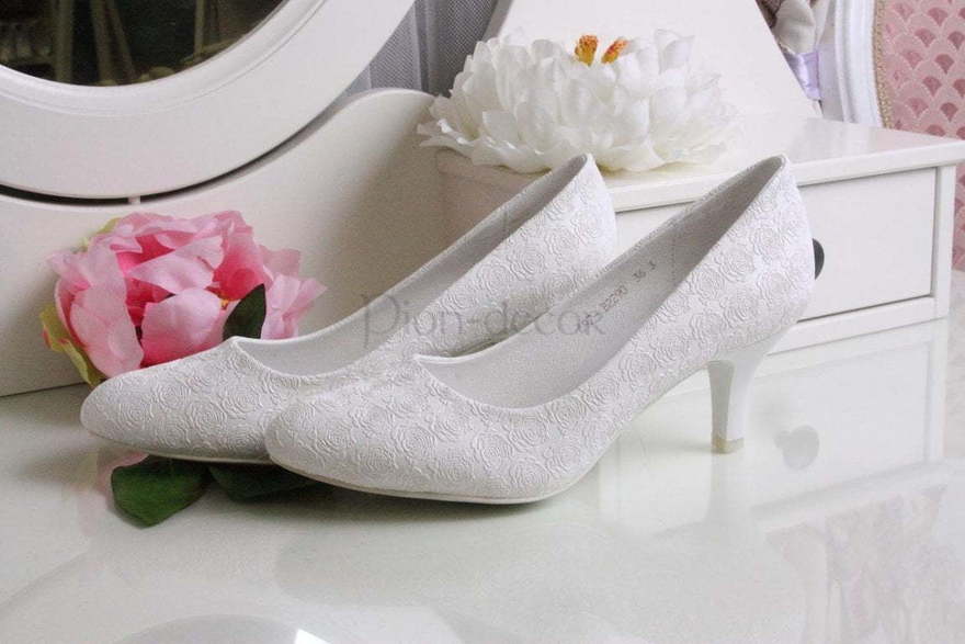Свадебные туфельки Розарий белые от  1