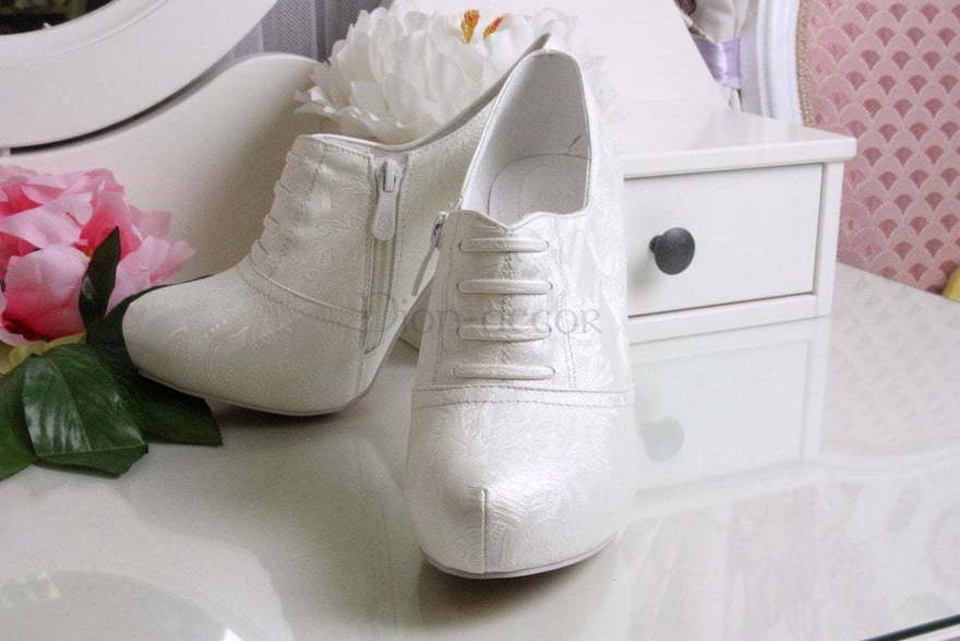 Свадебные ботиночки айвори Шелк от  2