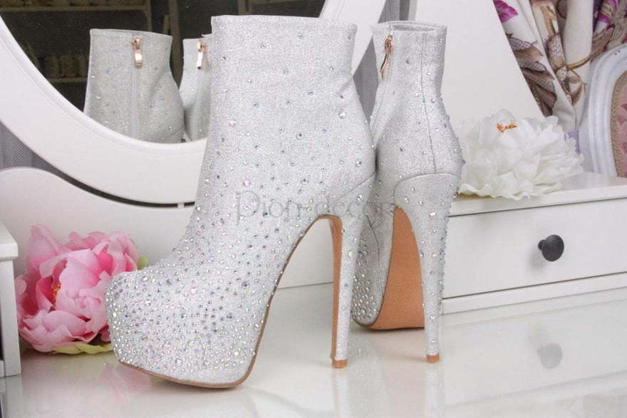 Свадебные ботильоны Хрустальные от  2