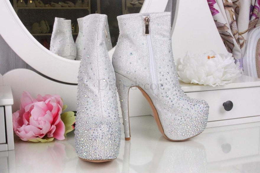 Свадебные ботильоны Хрустальные от  3