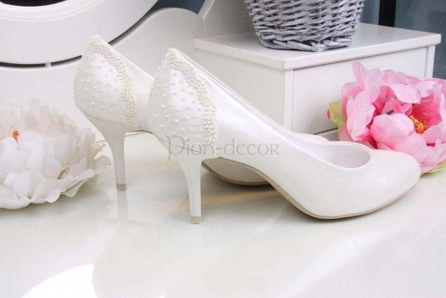 Свадебные туфли La perla айвори от  2