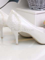 Свадебные туфли La perla айвори от  2