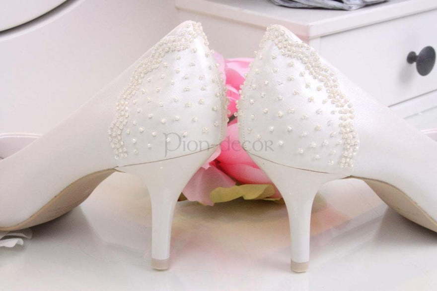 Свадебные туфли La perla айвори от  3