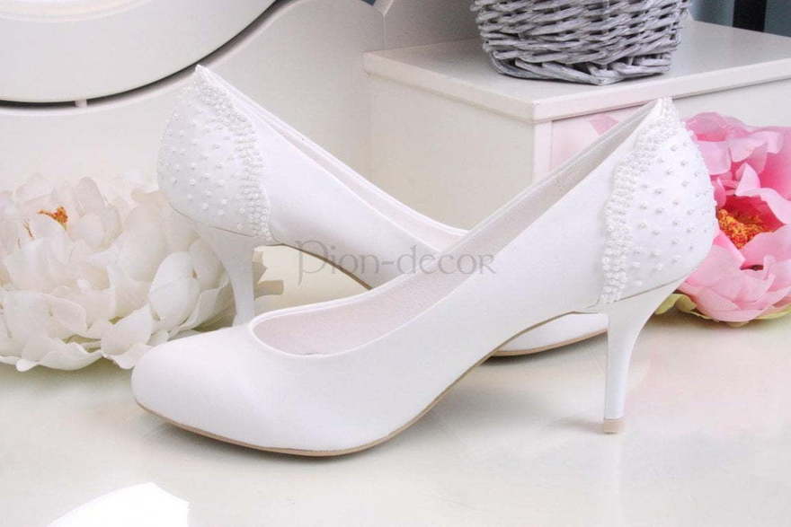 Свадебные туфли La perla белые от  1
