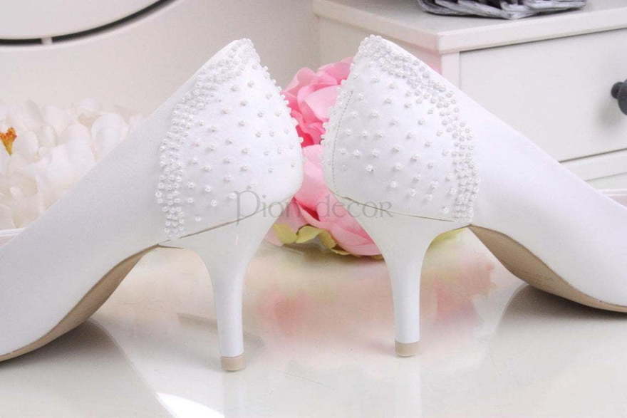 Свадебные туфли La perla белые от  2