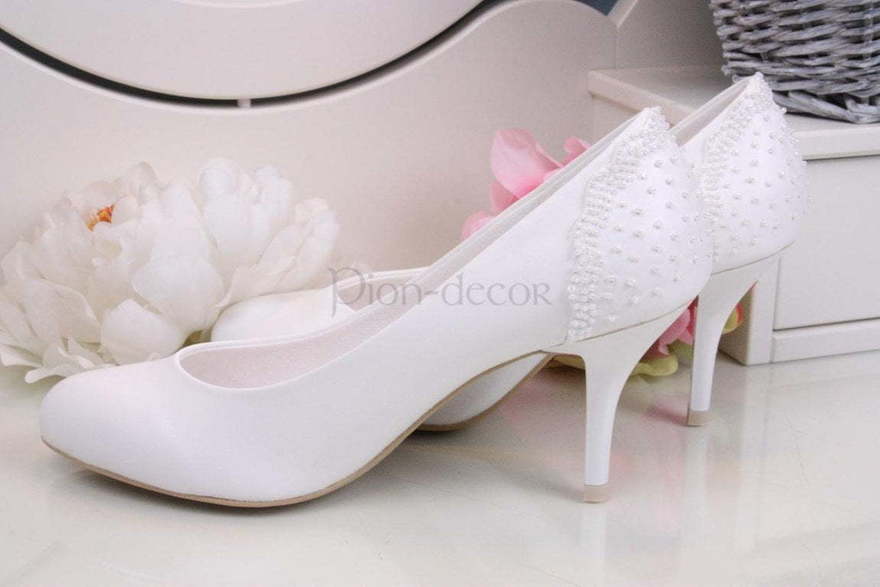 Свадебные туфли La perla белые от  3