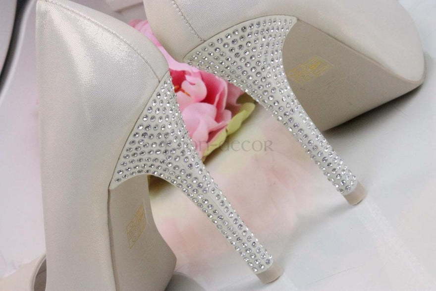 Свадебные туфельки Goccia айвори от  3