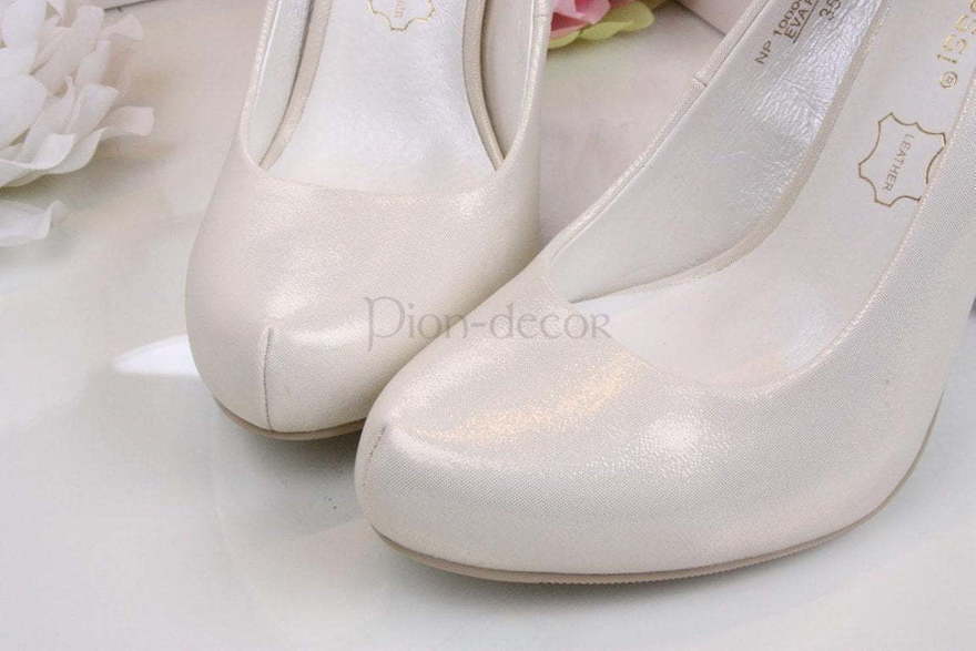 Свадебные туфельки Goccia айвори от  4
