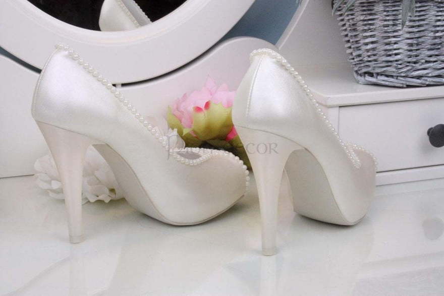 Свадебные туфли Жемчужинка айвори от  3