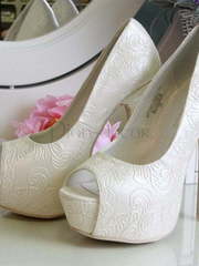Свадебные туфли Pivoines айвори от  1