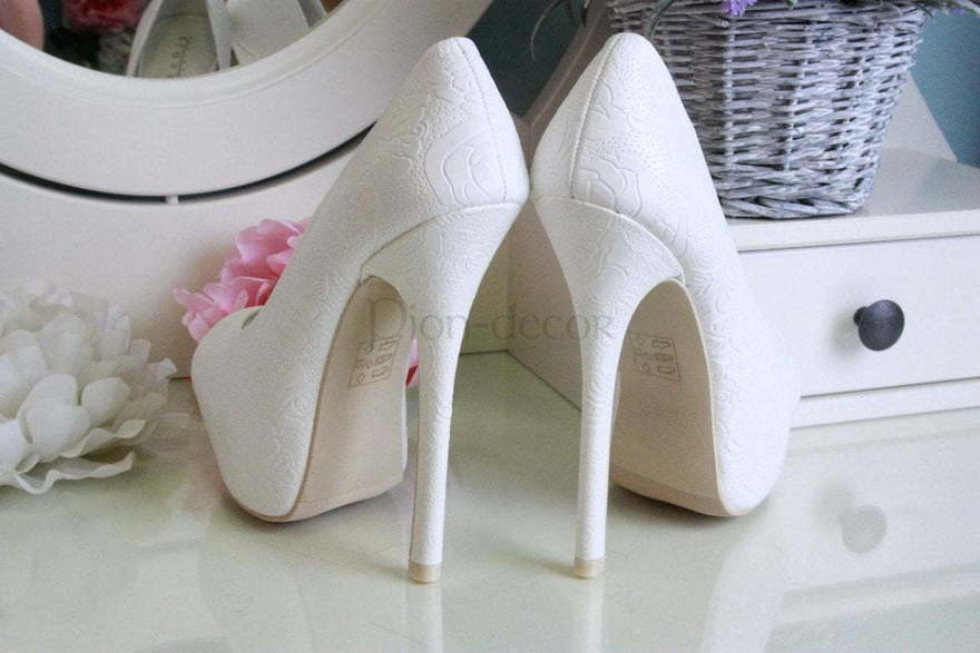 Свадебные туфли Pivoines белые от  2