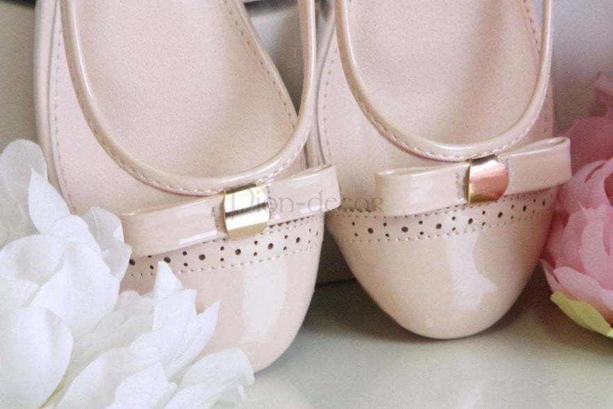 Свадебные балетки La sensation айвори от  2