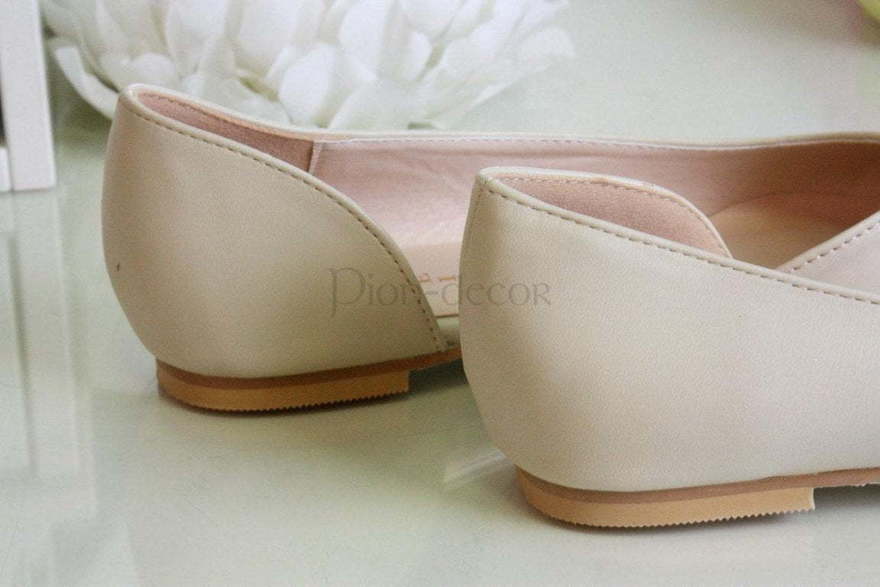 Свадебные балетки Grazie - шампань от  3