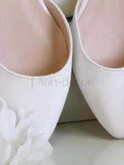 Свадебные балетки Grazie - белые от  2