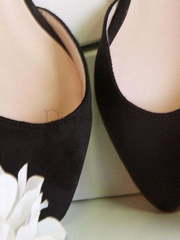 Свадебные балетки Grazie - черный замш от  2