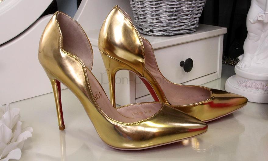 Свадебные лодочки Gold от  2