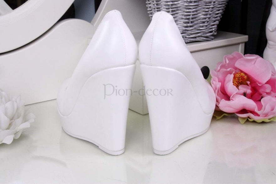 Свадебные туфли Elia белые от  2