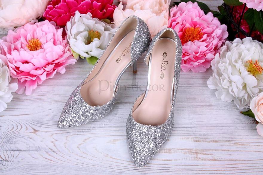 Свадебные лодочки Silver от  2