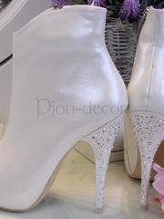 Свадебные ботильоны Perfezione айвори от  2