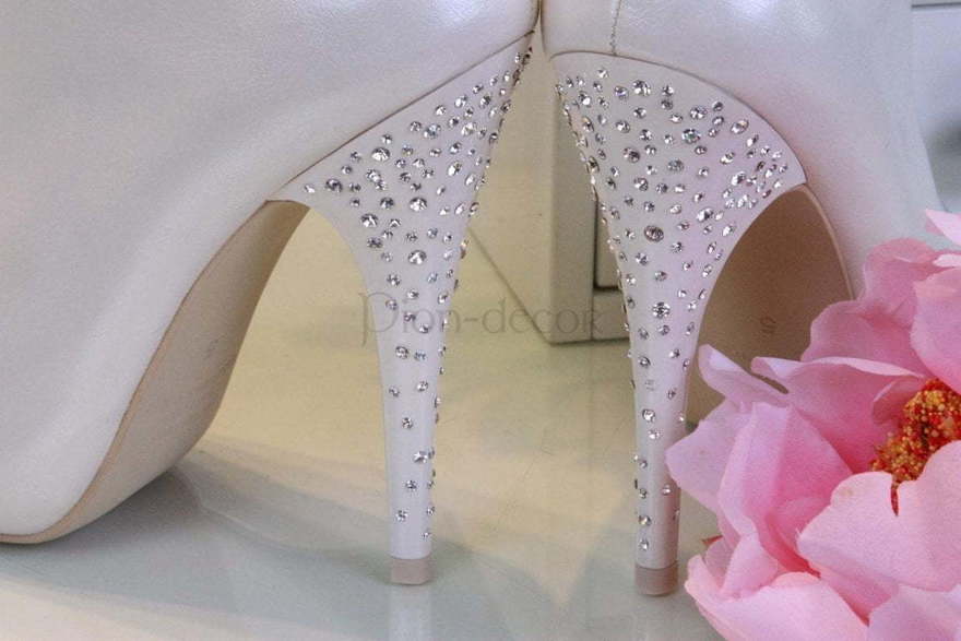 Свадебные ботильоны Perfezione айвори от  3