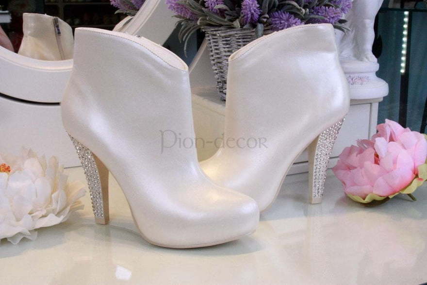 Свадебные ботильоны Regina айвори от  2