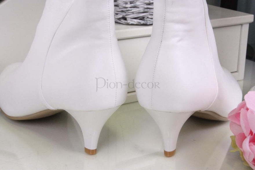 Свадебные ботильоны White большимерки от  2