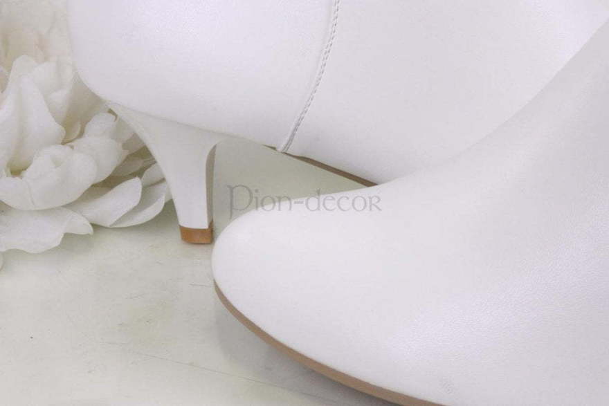 Свадебные ботильоны White большимерки от  3