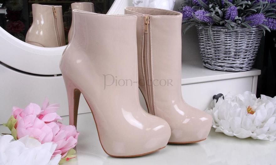 Свадебные лаковые ботильоны Cremme от  2