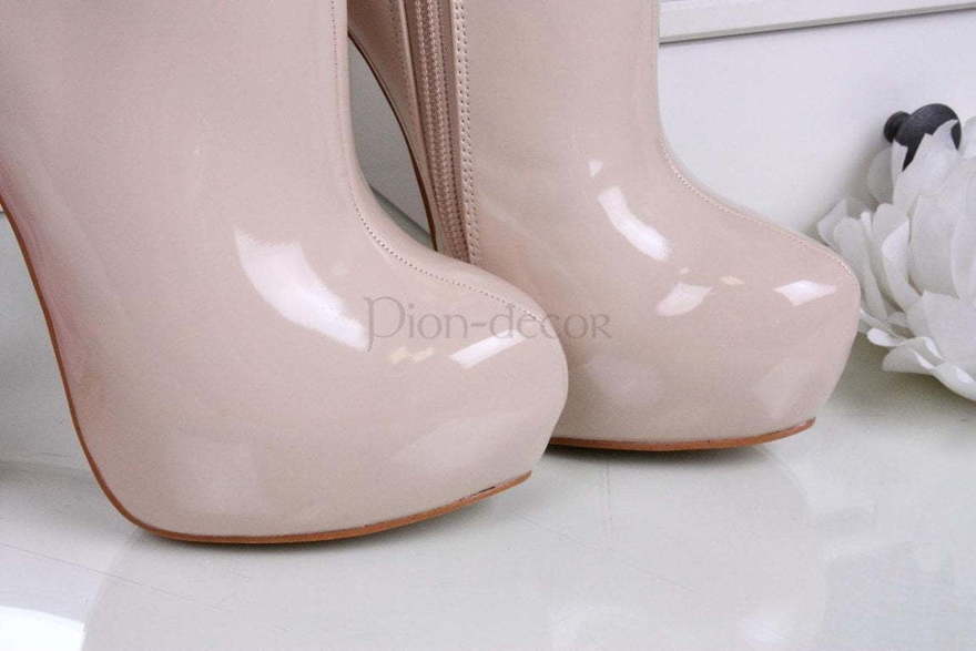 Свадебные лаковые ботильоны Cremme от  3