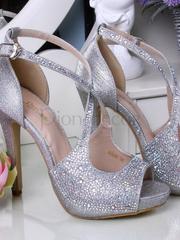 Свадебные босоножки с кристаллами Diamond от  1