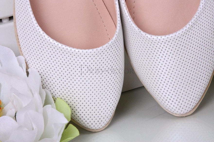 Свадебные балетки Pearl жемчужные от  2