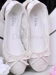 Свадебные балетки Brigida с батиком айвори от  1