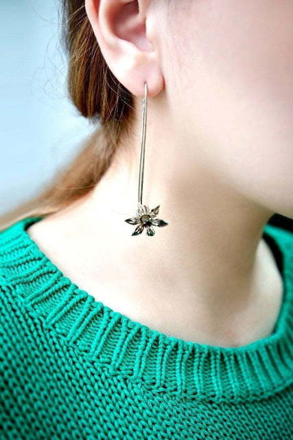 Серьги Цветы-колокольчики из Серебро от Ювелирный салон Jewellery Art 2