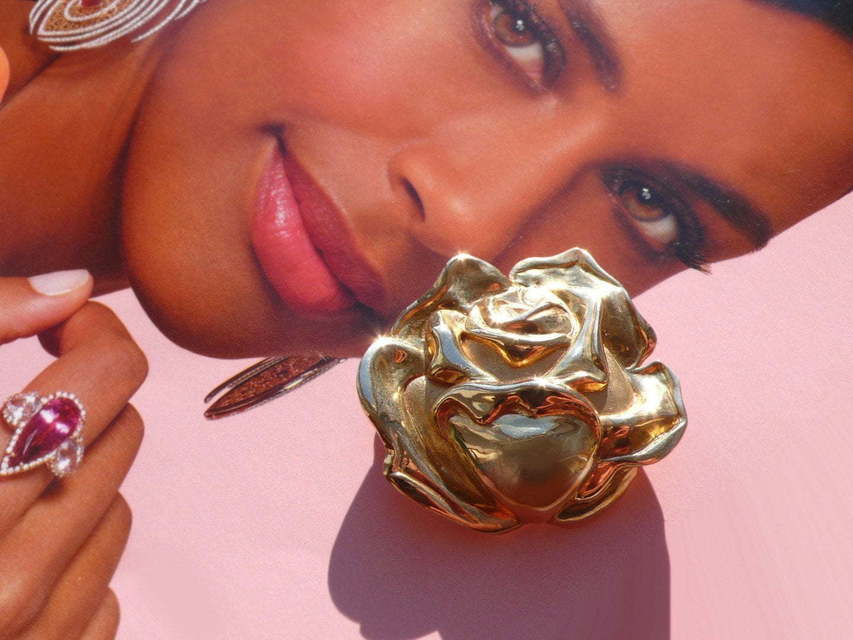 Подвеска Роза из Желтое золото от Ювелирный салон Jewellery Art 3