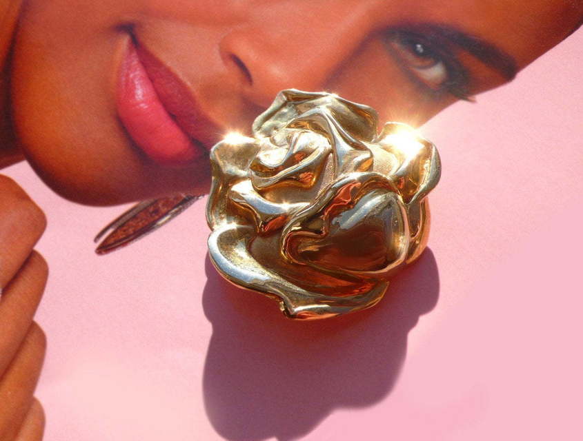 Подвеска Роза из Желтое золото от Ювелирный салон Jewellery Art 4