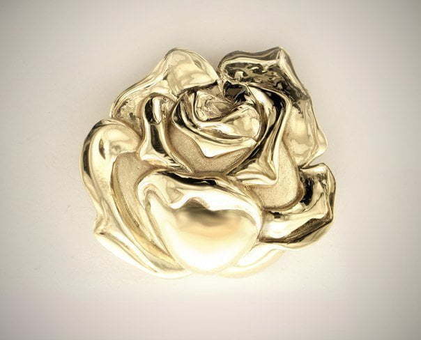 Подвеска Роза из Желтое золото от Ювелирный салон Jewellery Art 5