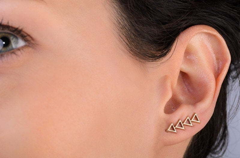 Серьга на одно ухо из золота AOG-SE-0001 из Розовое (красное) золото от Ювелирный салон Art of glow 2