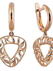 Серьги 24774 из Розовое (красное) золото от Ювелирный салон Юверос 1