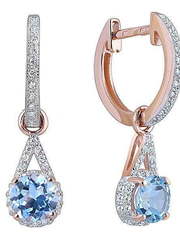 Серьги 56414032ТФ из Розовое (красное) золото от Ювелирный салон Юверос 1