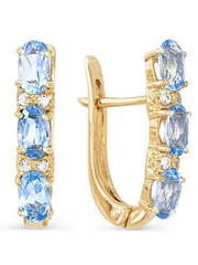 Серьги 120125ТФ из Желтое золото от Ювелирный салон Юверос 1