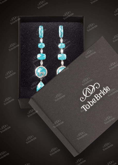 Серьги ER02738 из Посеребренная бижутерия от Свадебный салон To be Bride 3