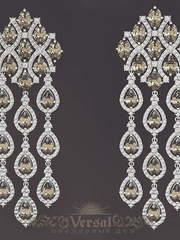 Серьги VGS0155 из Белое золото от Ювелирный Дом Версаль 2