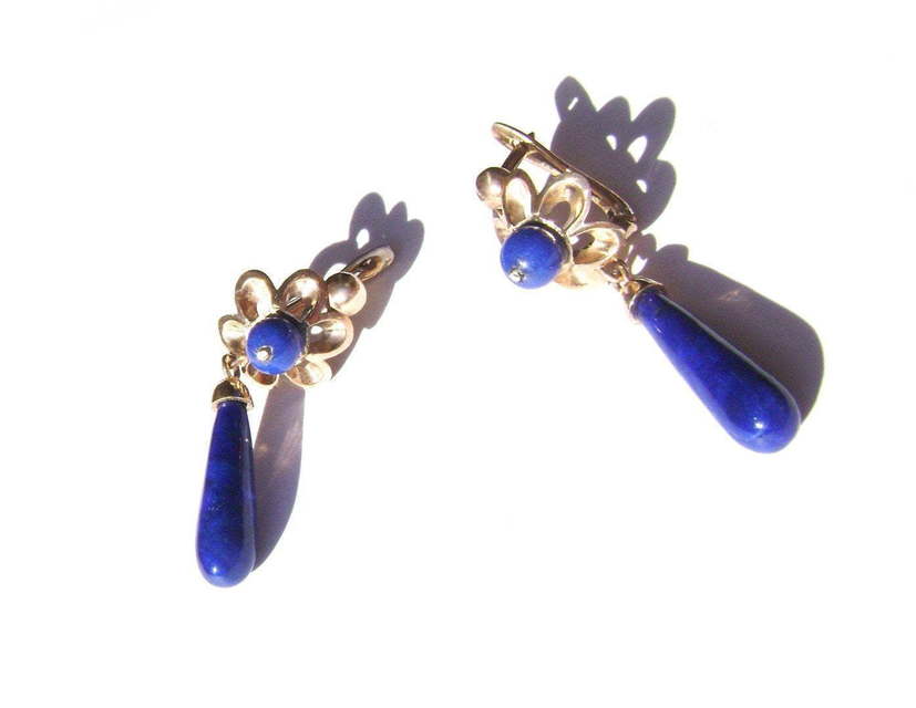 Серьги Лазуриты из Серебро от Ювелирный салон Jewellery Art 4